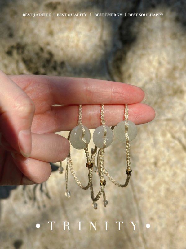 典雅翡翠｜平安扣手繩