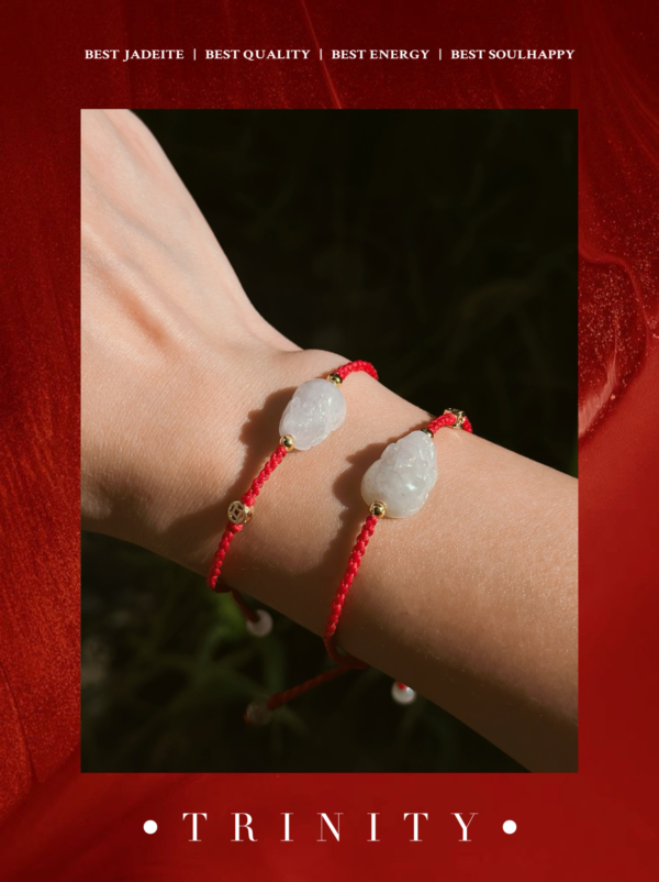 祥糯貔貅｜雪中紅手繩