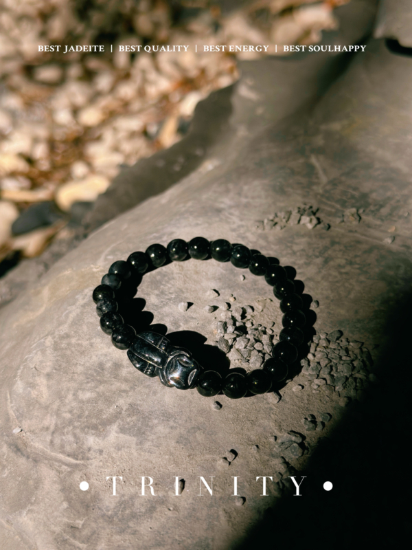 黑翡翠｜貔貅手串