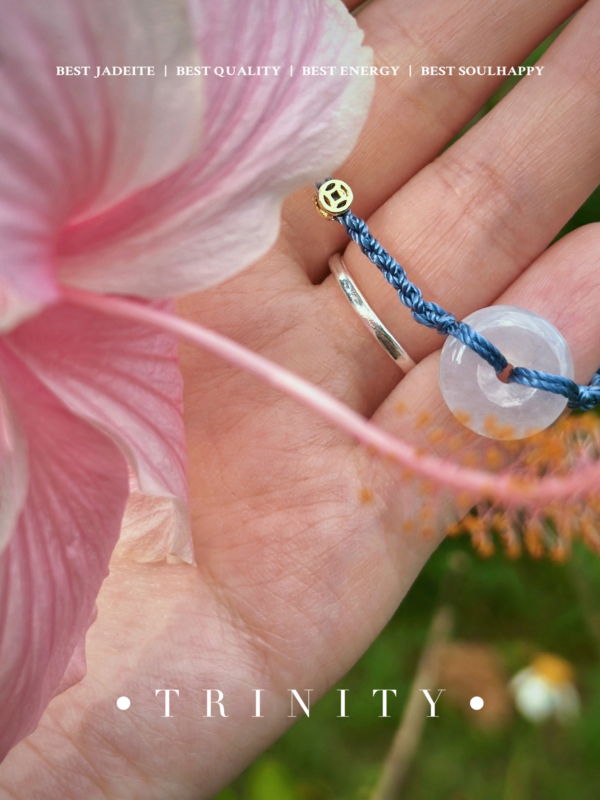 高冰翡翠｜平安扣手繩