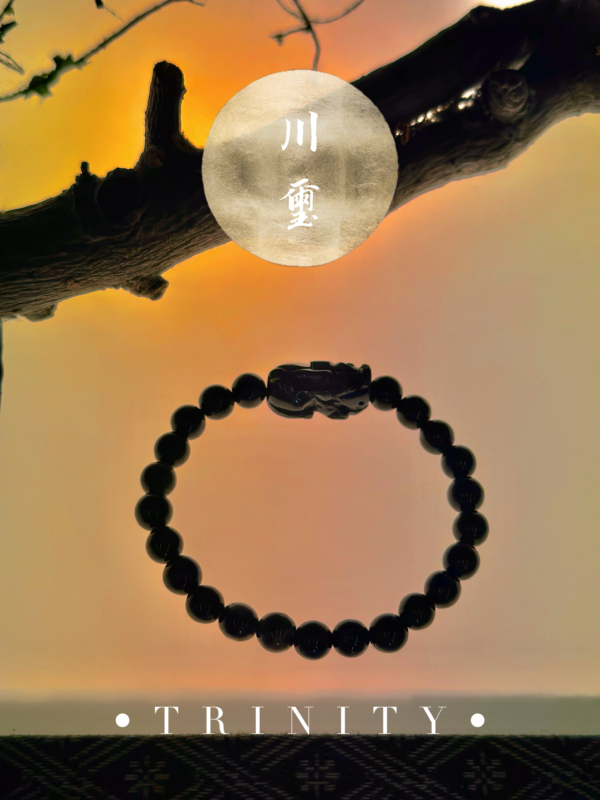 黑翡翠｜貔貅手串